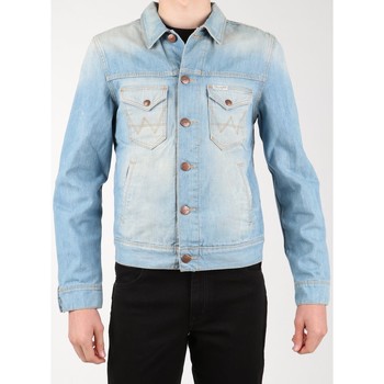 Kleidung Herren Jacken / Blazers Wrangler Jeansjacke  Denim Jacket W458QE20T Blau