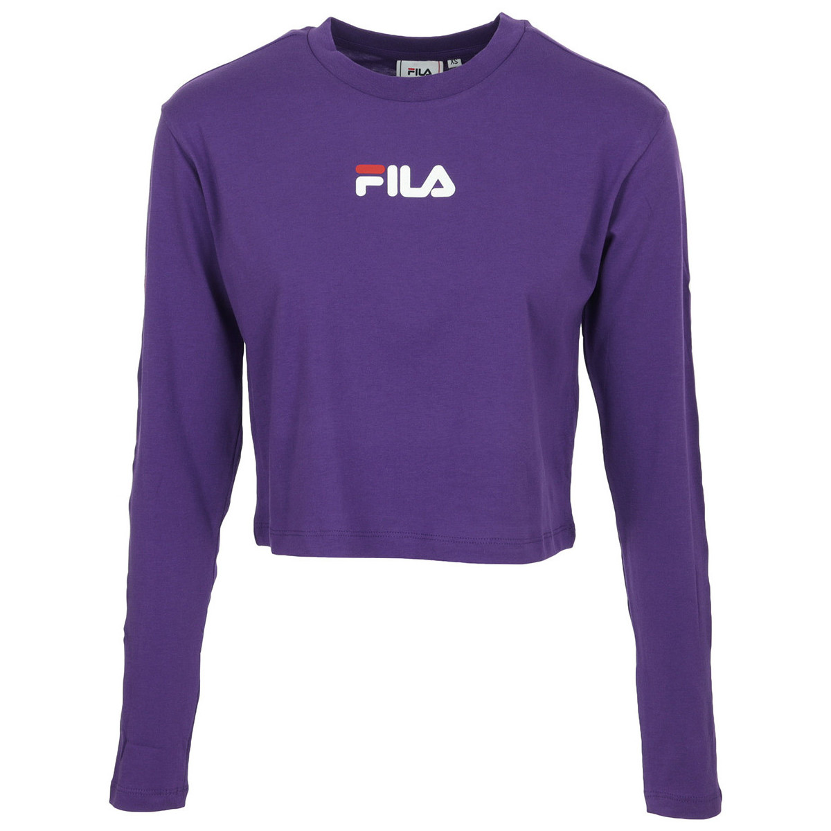 Kleidung Damen T-Shirts Fila Reva Cropped T-Shirt Violett