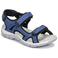 Schuhe Damen Sportliche Sandalen Allrounder by Mephisto LARISA Blau