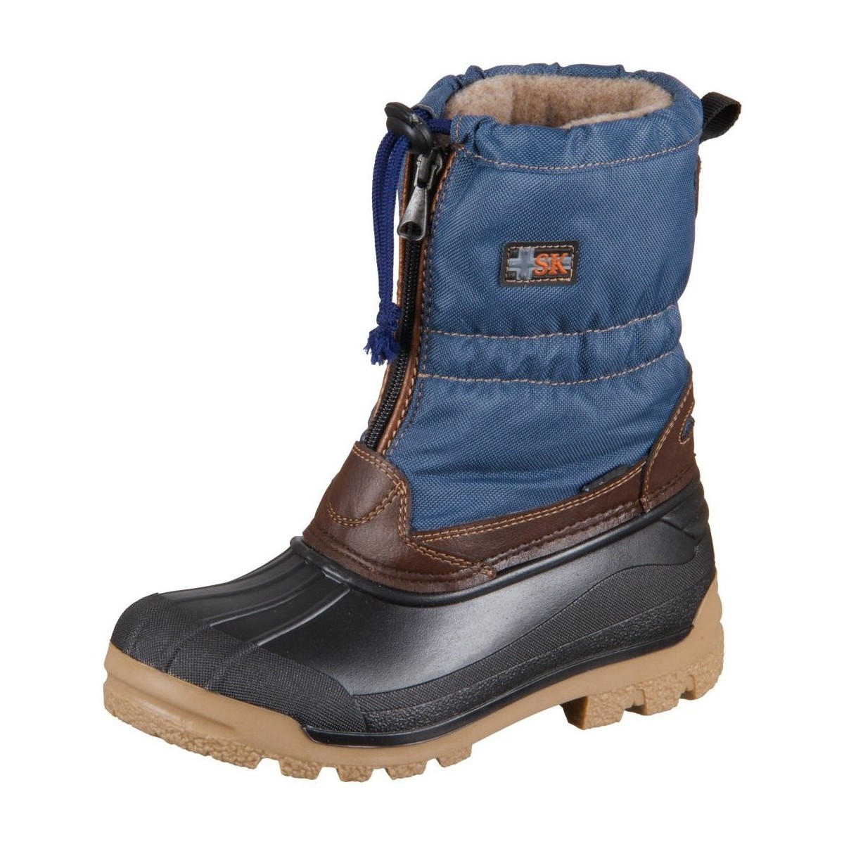 Schuhe Jungen Stiefel Vista Winterstiefel Alaska 11-5388 Blau