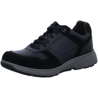 Schuhe Herren Sneaker Low Xsensible Schnuerschuhe Moscow 30401.3-002 black Stretchleder 30401.3-002 schwarz