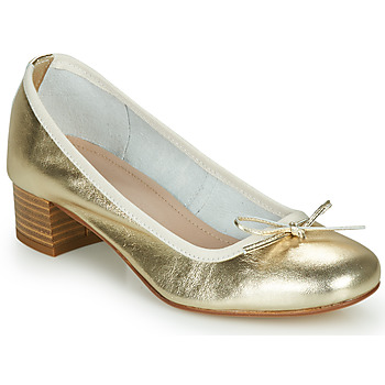Schuhe Damen Ballerinas André POEME Gold