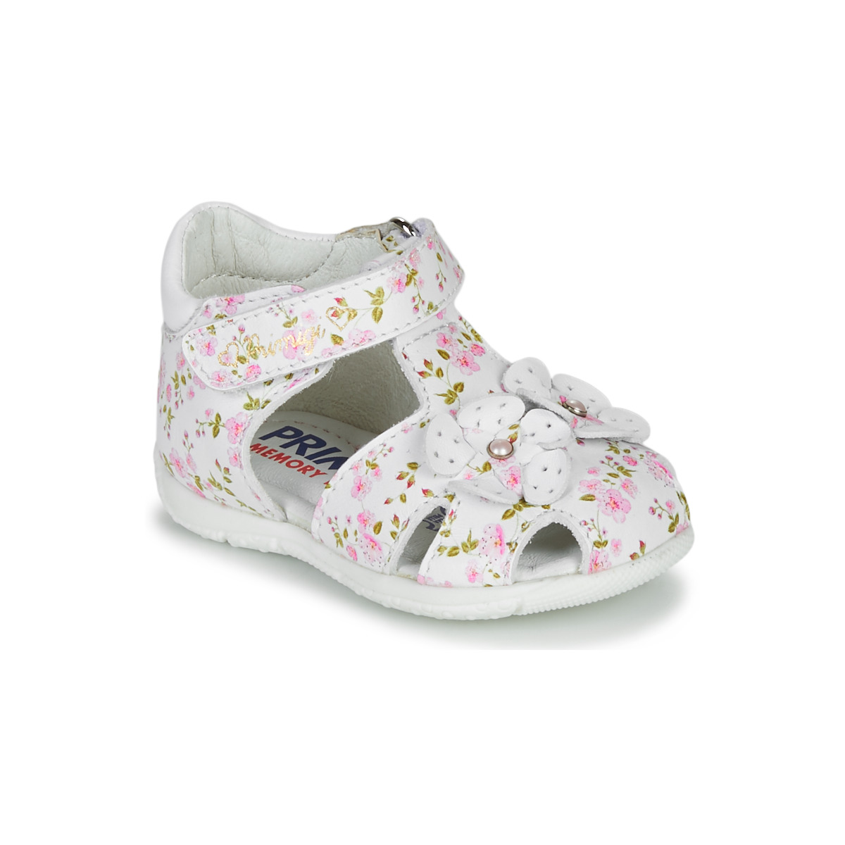 Schuhe Mädchen Sandalen / Sandaletten Primigi 5401300 Weiss / Rosa