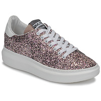 Schuhe Damen Sneaker Low Meline GEYSI Glitterfarbe / Rose