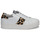 Schuhe Damen Sneaker Low Meline GETSET Weiss / Leopard