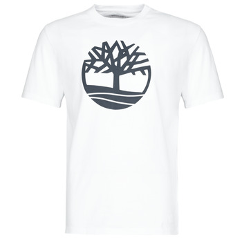 Kleidung Herren T-Shirts Timberland SS KENNEBEC RIVER BRAND TREE TEE Weiss