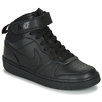 Schuhe Kinder Sneaker High Nike COURT BOROUGH MID 2 GS Schwarz