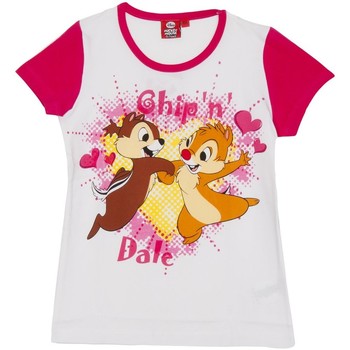 Kleidung Mädchen T-Shirts Disney WD26120-FUCSIA Rosa