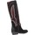 Schuhe Damen Klassische Stiefel Metisse TEX247 Texano Frau Schwarz / Rot Multicolor