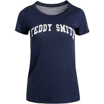 Kleidung Damen T-Shirts & Poloshirts Teddy Smith 31013356D Blau