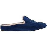 Schuhe Damen Hausschuhe Norteñas 7-35-25 Mujer Azul marino Blau