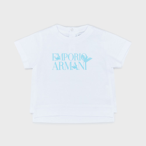 Emporio Armani Arthus Weiss - Kleidung T-Shirts Kind 4688 