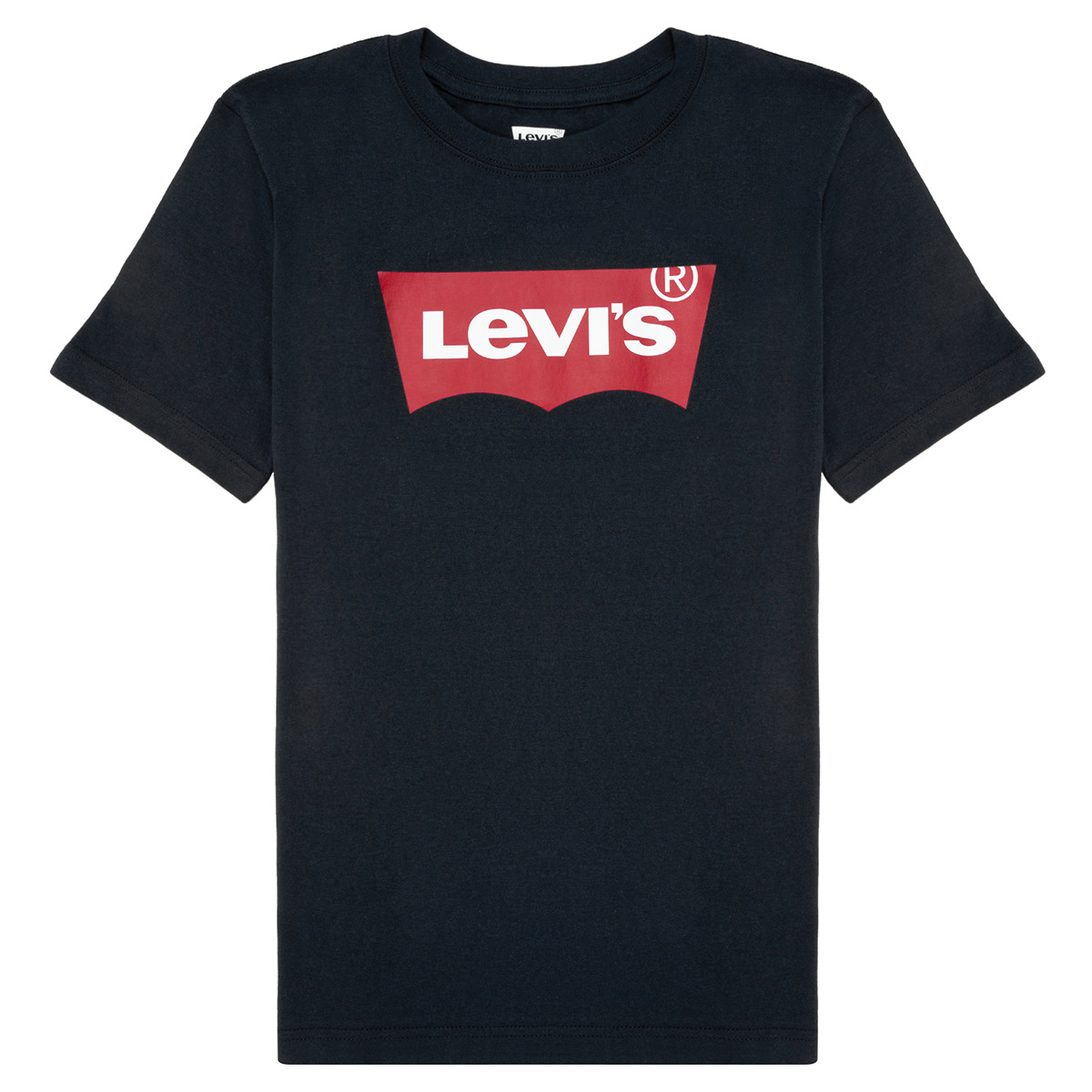 Kleidung Jungen T-Shirts Levi's BATWING TEE Schwarz