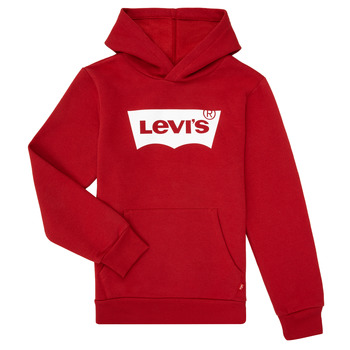 Kleidung Jungen Sweatshirts Levi's BATWING SCREENPRINT HOODIE Rot