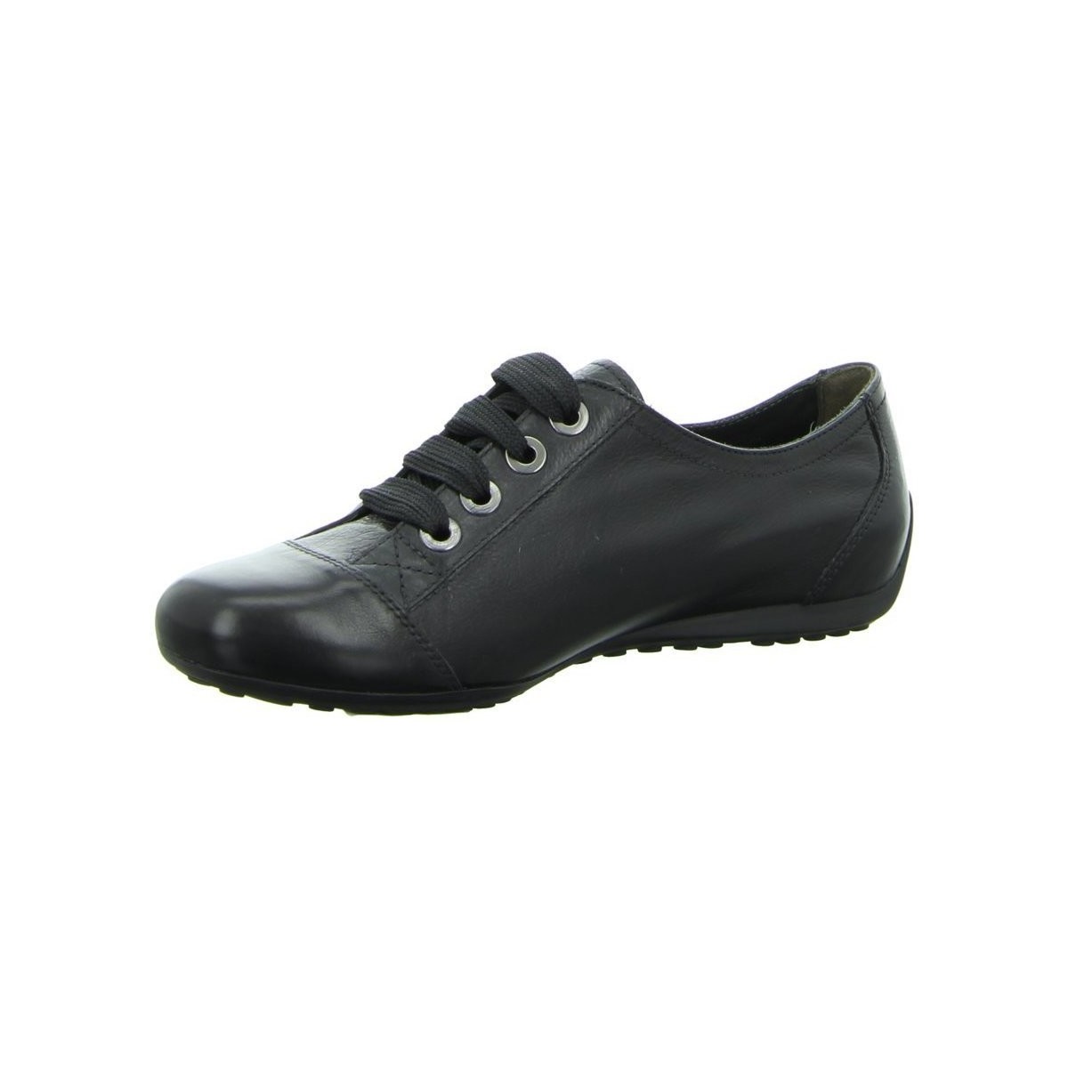 Schuhe Damen Derby-Schuhe & Richelieu Semler Schnuerschuhe Nele N6056-013-001 Soft Anilin N6056-013-001 Schwarz