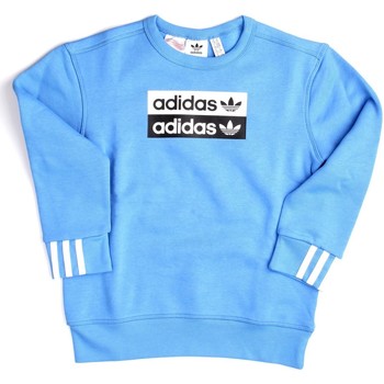 Kleidung Jungen Sweatshirts adidas Originals ED7882 Sweatshirt Unisex Junior Celeste Blau
