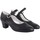 Schuhe Damen Multisportschuhe Bienve Damenschuh  Flamenco-Riemen schwarz Schwarz