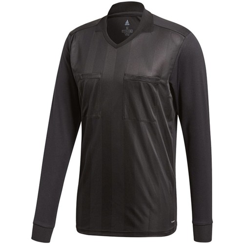 Kleidung Herren T-Shirts & Poloshirts Adidas Sportswear Sport Referee 18 Trikot Langarm CF6215 Schwarz