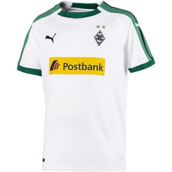 Kleidung Jungen T-Shirts & Poloshirts Puma Sport Borussia Mönchengladbach Heimtrikot 2018/19 753453-001 Weiss