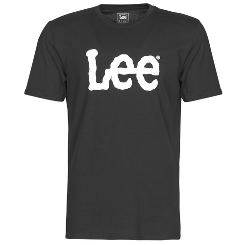 Kleidung Herren T-Shirts Lee LOGO TEE SHIRT Schwarz
