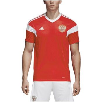 Kleidung Herren T-Shirts & Poloshirts adidas Originals Sport Russland Heimtrikot Home WM 2018 rot weiß BR9055 Other