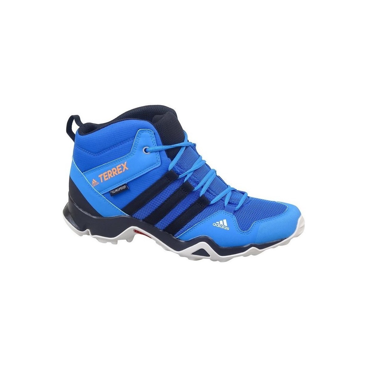 Schuhe Kinder Wanderschuhe adidas Originals Terrex AX2R Mid CP Türkisfarbig, Blau