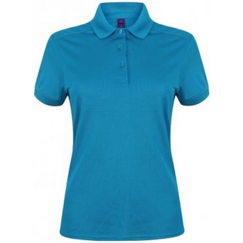 Kleidung Damen Polohemden Henbury HB461 Blau