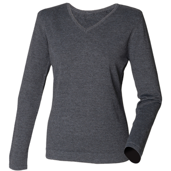 Kleidung Damen Sweatshirts Henbury HB721 Grau