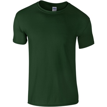 Kleidung Herren T-Shirts Gildan Soft-Style Waldgrün
