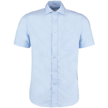Kleidung Herren Kurzärmelige Hemden Kustom Kit KK115 Blau