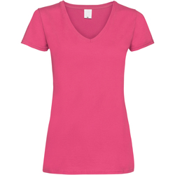 Kleidung Damen T-Shirts Universal Textiles Value Dunkles Pink