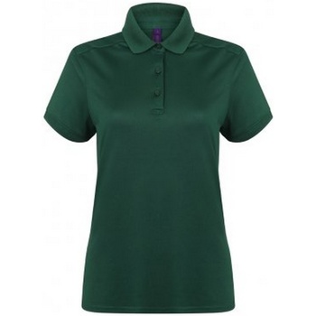 Kleidung Damen Langärmelige Polohemden Henbury HB461 Grün