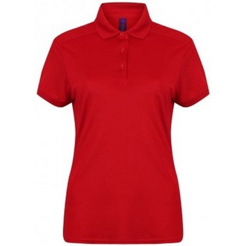 Kleidung Damen Langärmelige Polohemden Henbury HB461 Rot