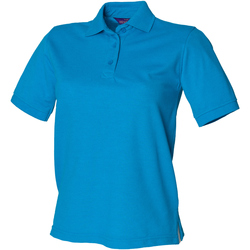 Kleidung Damen Polohemden Henbury HB401 Blau