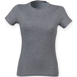 Kleidung Damen T-Shirts Skinni Fit SK161 Grau