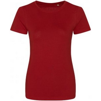 Kleidung Damen Langarmshirts Ecologie EA01F Rot