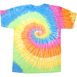 Kleidung Damen T-Shirts Colortone Rainbow Multicolor