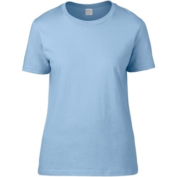 Kleidung Damen T-Shirts Gildan 4100L Blau