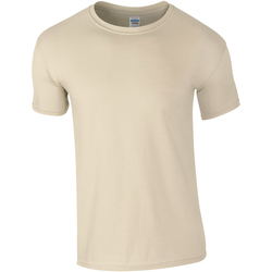 Kleidung Herren T-Shirts Gildan Soft-Style Sand