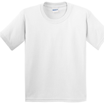 Kleidung Kinder T-Shirts Gildan 64000B Weiß