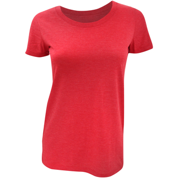 Kleidung Damen T-Shirts Bella + Canvas BE8413 Rot Triblend