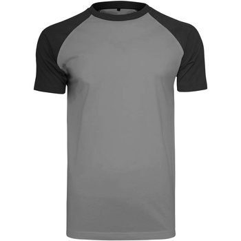 Kleidung Herren T-Shirts Build Your Brand BY007 Schwarz