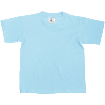Kleidung Kinder T-Shirts B And C TK300 Blau