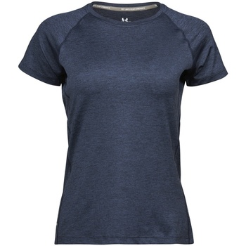 Kleidung Damen T-Shirts Tee Jays Cool Dry Marineblau meliert