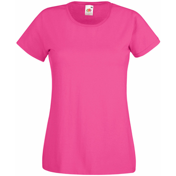 Kleidung Damen T-Shirts Universal Textiles 61372 Dunkles Pink