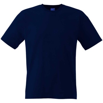 Kleidung Damen T-Shirts Fruit Of The Loom 61082 Blau