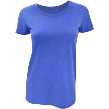 Kleidung Damen T-Shirts Bella + Canvas BE8413 Königsblau Triblend