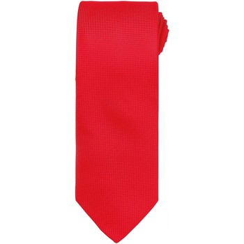 Kleidung Herren Krawatte und Accessoires Premier Waffle Rot