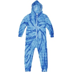 Kleidung Kinder Pyjamas/ Nachthemden Colortone Die Tye Blau