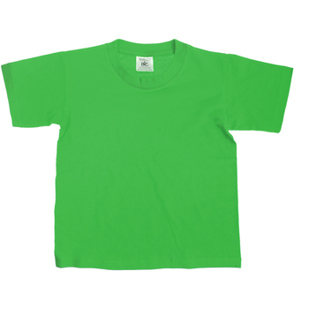 Kleidung Kinder T-Shirts B And C TK300 Grün